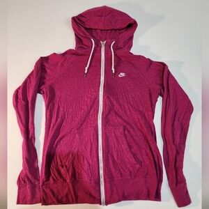 Nike Magenta Full-zip Hoodie Women's Size Large